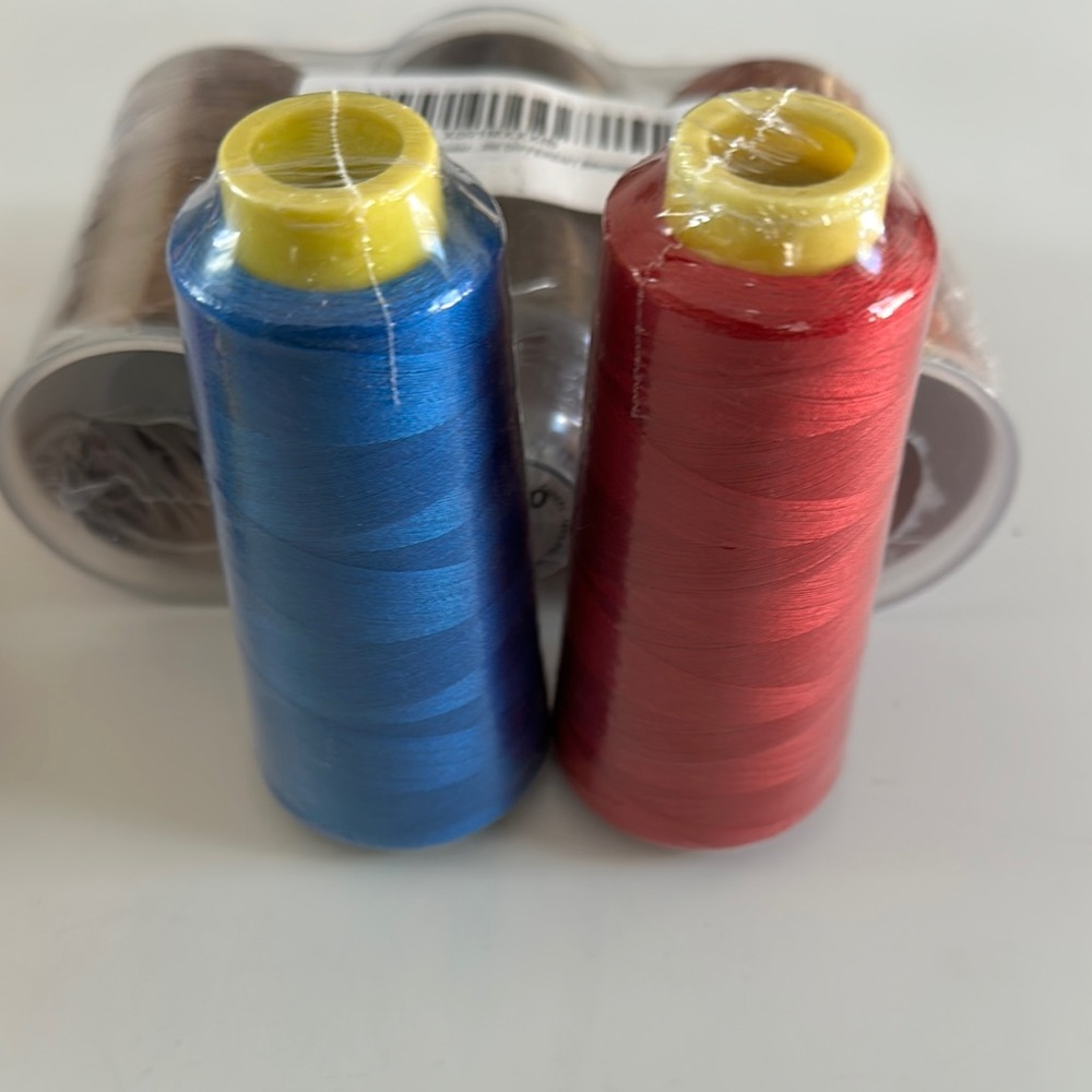 12 Colorful Polyester Thread Spools 4.5 - Picture 5 of 7